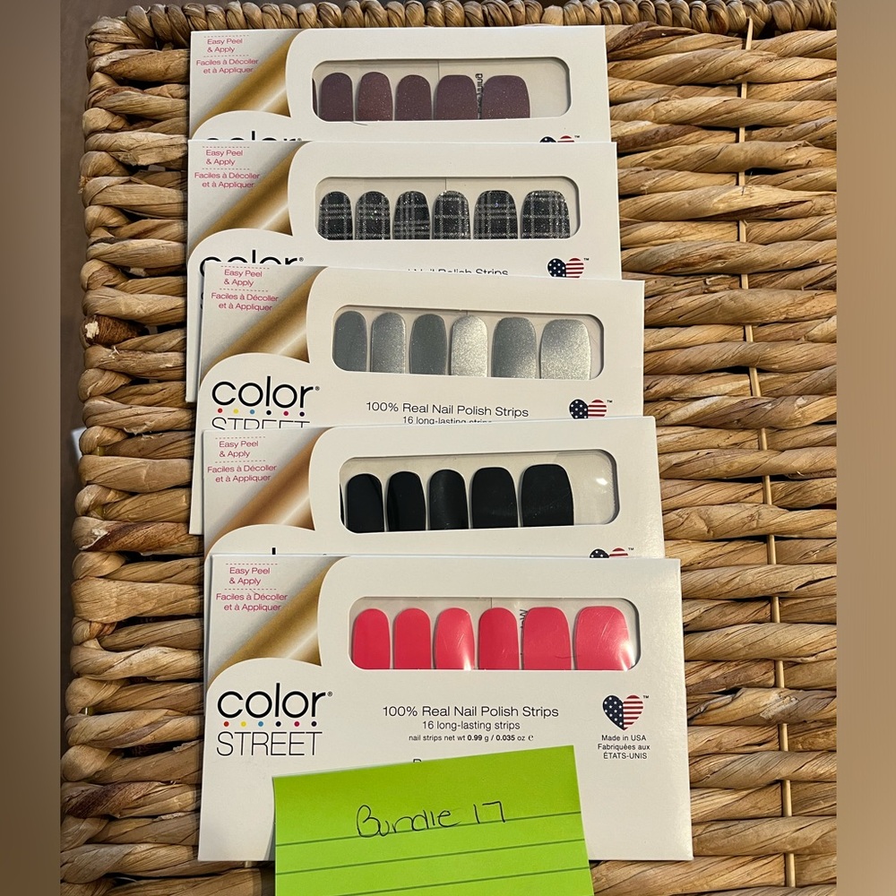 Color Street Nail Wraps Bundle 17